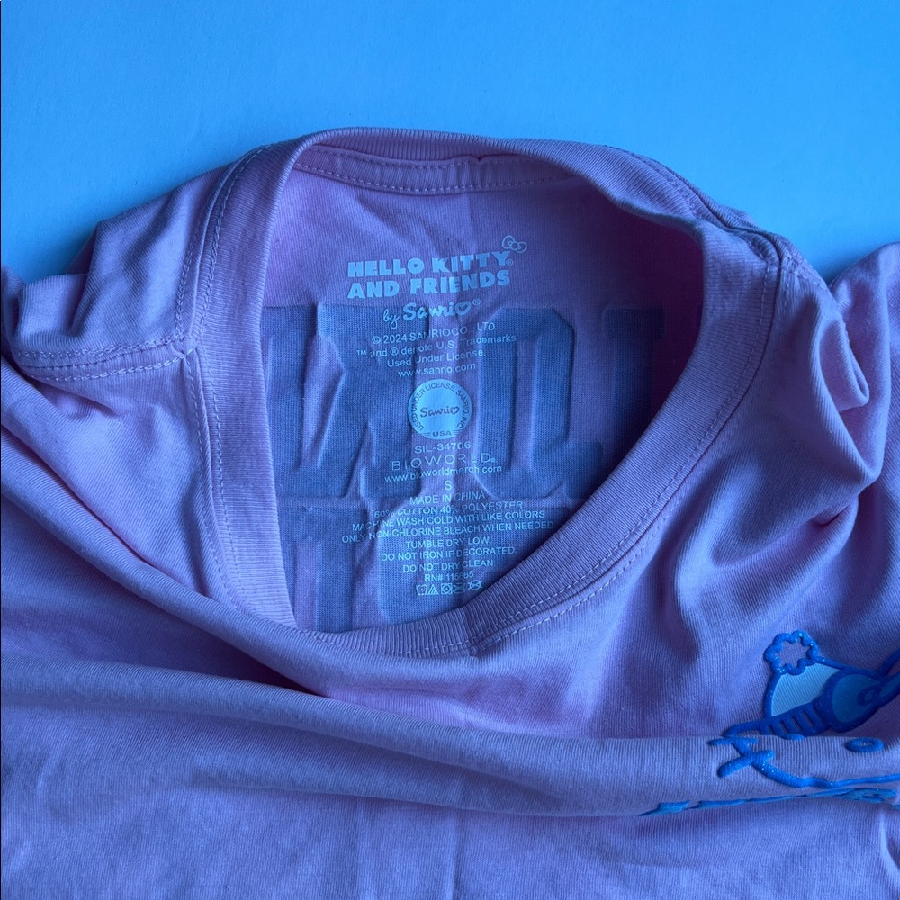 Hello Kitty Pink Apres Ski Tee - Picture 6 of 7